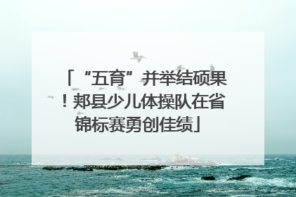 “五育”并举结硕果！郏县少儿体操队在省锦标赛勇创佳绩