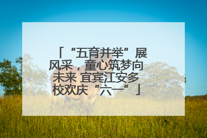 “五育并举”展风采，童心筑梦向未来 宜宾江安多校欢庆“六一”