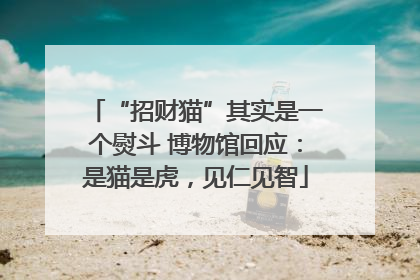 “招财猫”其实是一个熨斗 博物馆回应：是猫是虎，见仁见智