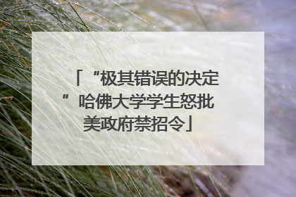 “极其错误的决定”哈佛大学学生怒批美政府禁招令