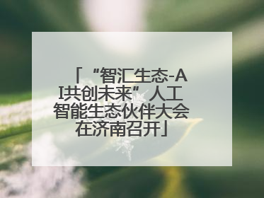 “智汇生态-AI共创未来”人工智能生态伙伴大会在济南召开
