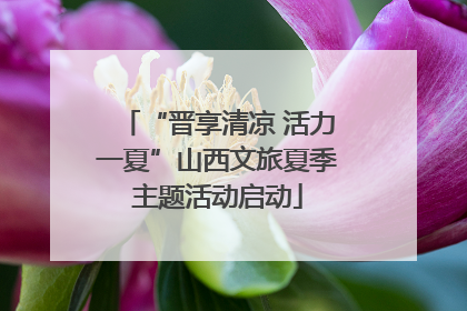 “晋享清凉 活力一夏”山西文旅夏季主题活动启动