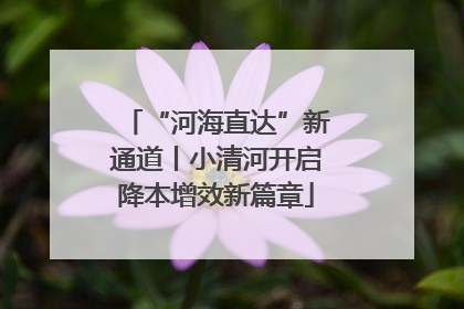“河海直达”新通道丨小清河开启降本增效新篇章