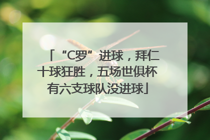 “C罗”进球，拜仁十球狂胜，五场世俱杯有六支球队没进球
