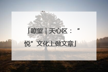 瞭望｜天心区：“悦”文化上做文章