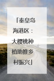 秦皇岛海港区：大樱桃种植助推乡村振兴