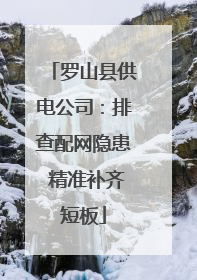罗山县供电公司：排查配网隐患 精准补齐短板