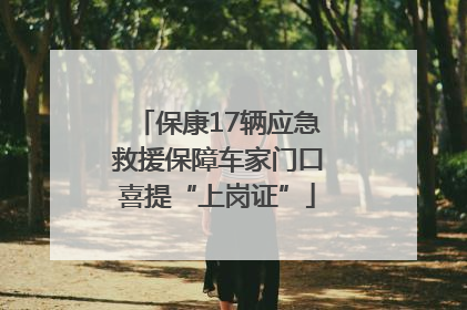 保康17辆应急救援保障车家门口喜提“上岗证”