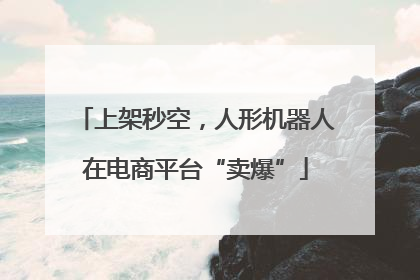 上架秒空，人形机器人在电商平台“卖爆”