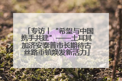 专访丨“希望与中国携手共建”——土耳其加济安泰普市长期待古丝路重镇焕发新活力