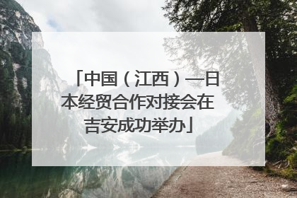 中国（江西）—日本经贸合作对接会在吉安成功举办