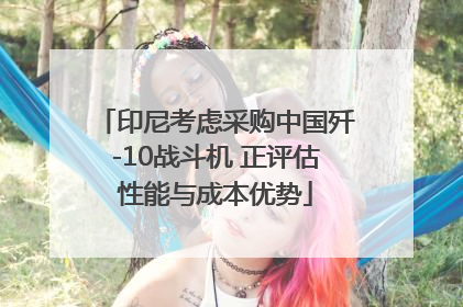 印尼考虑采购中国歼-10战斗机 正评估性能与成本优势