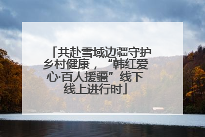 共赴雪域边疆守护乡村健康，“韩红爱心·百人援疆”线下线上进行时