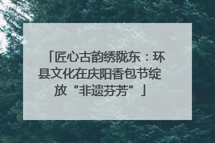 匠心古韵绣陇东：环县文化在庆阳香包节绽放“非遗芬芳”