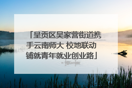 呈贡区吴家营街道携手云南师大 校地联动铺就青年就业创业路