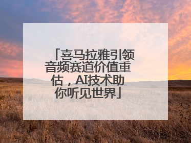 喜马拉雅引领音频赛道价值重估，AI技术助你听见世界