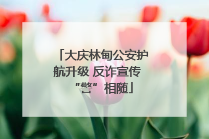 大庆林甸公安护航升级 反诈宣传“警”相随