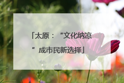 太原：“文化纳凉”成市民新选择