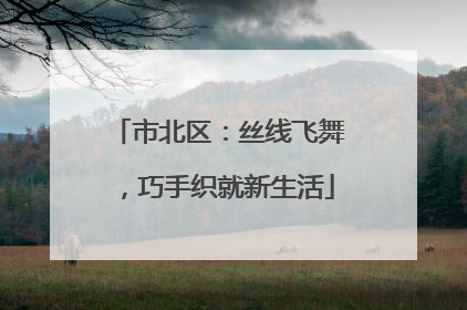 市北区：丝线飞舞，巧手织就新生活