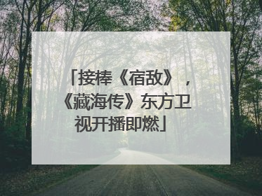 接棒《宿敌》，《藏海传》东方卫视开播即燃