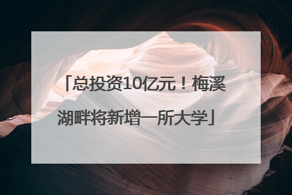 总投资10亿元！梅溪湖畔将新增一所大学