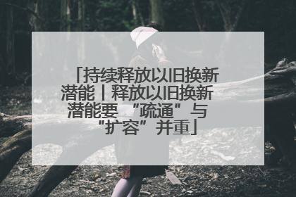 持续释放以旧换新潜能丨释放以旧换新潜能要 “疏通”与“扩容”并重