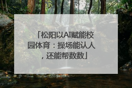 松阳以AI赋能校园体育：操场能认人，还能帮数数