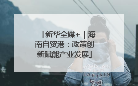新华全媒+｜海南自贸港：政策创新赋能产业发展