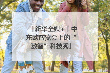 新华全媒+丨中东欧博览会上的“数智”科技秀