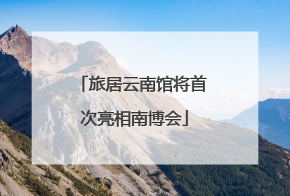 旅居云南馆将首次亮相南博会