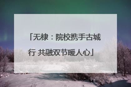 无棣：院校携手古城行 共融双节暖人心