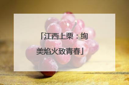 江西上栗：绚美焰火致青春