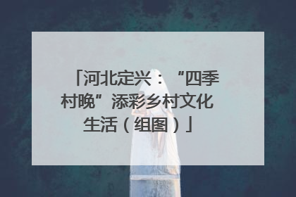 河北定兴：“四季村晚”添彩乡村文化生活（组图）
