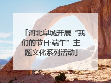 河北阜城开展“我们的节日·端午”主题文化系列活动