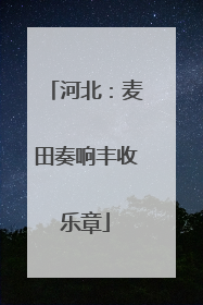 河北：麦田奏响丰收乐章