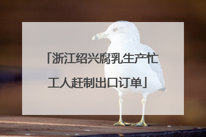 浙江绍兴腐乳生产忙 工人赶制出口订单
