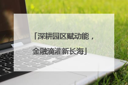 深耕园区赋动能，金融滴灌新长海