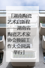 湖南陶瓷艺术启新程——湖南省陶瓷艺术家协会换届工作大会圆满举行