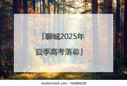 聊城2025年夏季高考落幕
