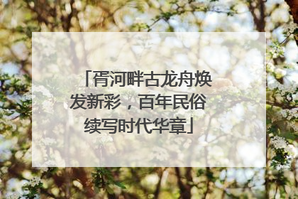胥河畔古龙舟焕发新彩，百年民俗续写时代华章