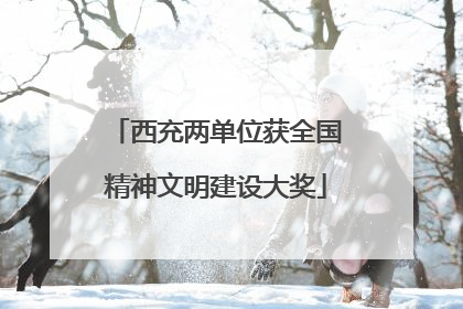 西充两单位获全国精神文明建设大奖