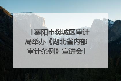 襄阳市樊城区审计局举办《湖北省内部审计条例》宣讲会