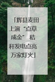 辉县麦田上演“点草成金” 秸秆发电点亮万家灯火