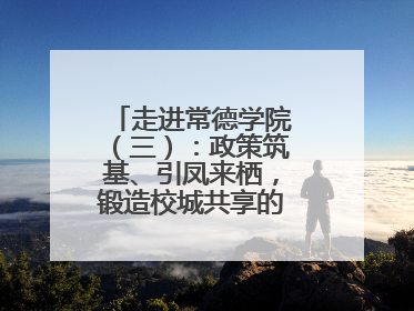 走进常德学院（三）：政策筑基、引凤来栖，锻造校城共享的“双师铁军”