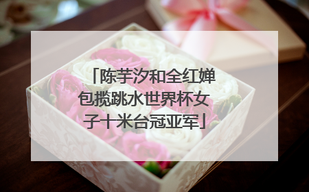 陈芋汐和全红婵包揽跳水世界杯女子十米台冠亚军