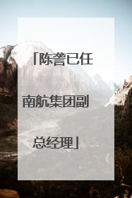 陈詟已任南航集团副总经理