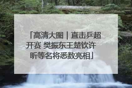 高清大图｜直击乒超开赛 樊振东王楚钦许昕等名将悉数亮相