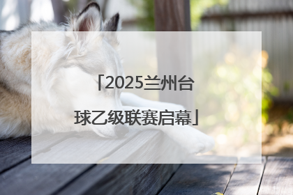 2025兰州台球乙级联赛启幕