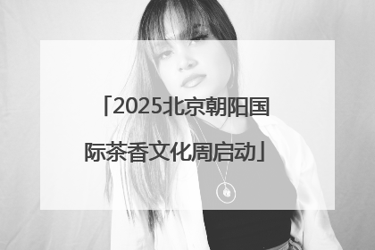 2025北京朝阳国际茶香文化周启动