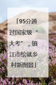 95分通过国家级“大考”，镇江市绘就乡村新图景